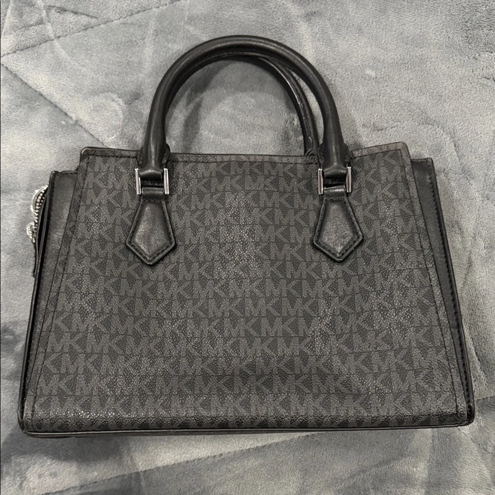 Michael Kors Black Monogram Satchel